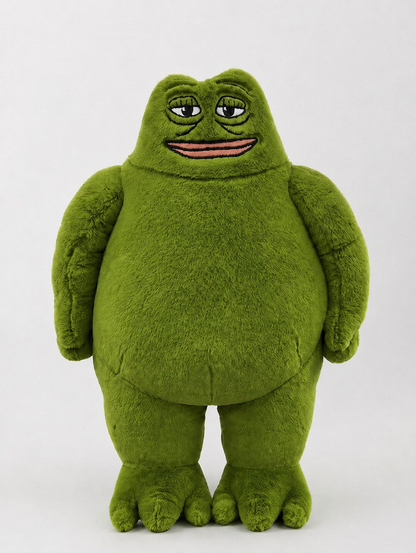The frog oversized plush