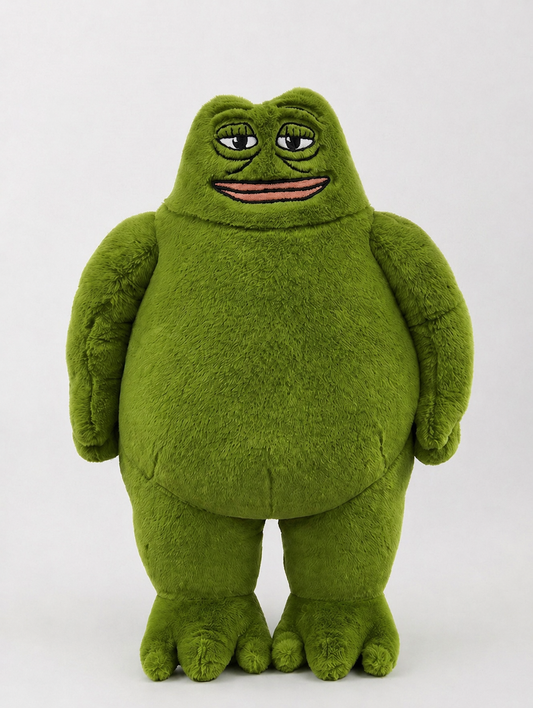 The frog oversized plush