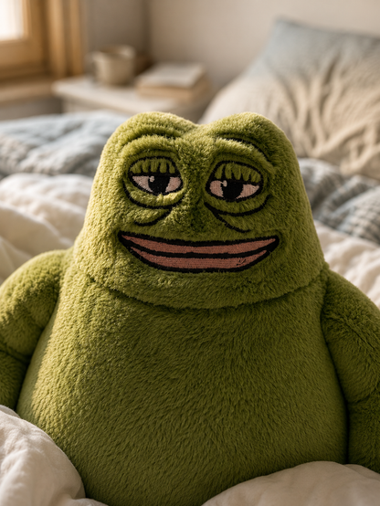 The frog oversized plush
